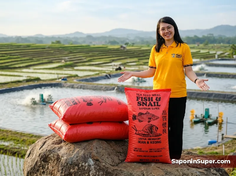DISTRIBUTOR SAPONIN SUPER FISH & SNAIL, SAPONIN SUPER FISH AND SNAIL